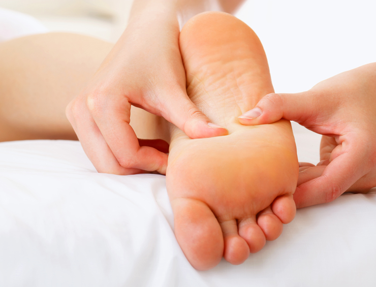 массаж при переломах пятки